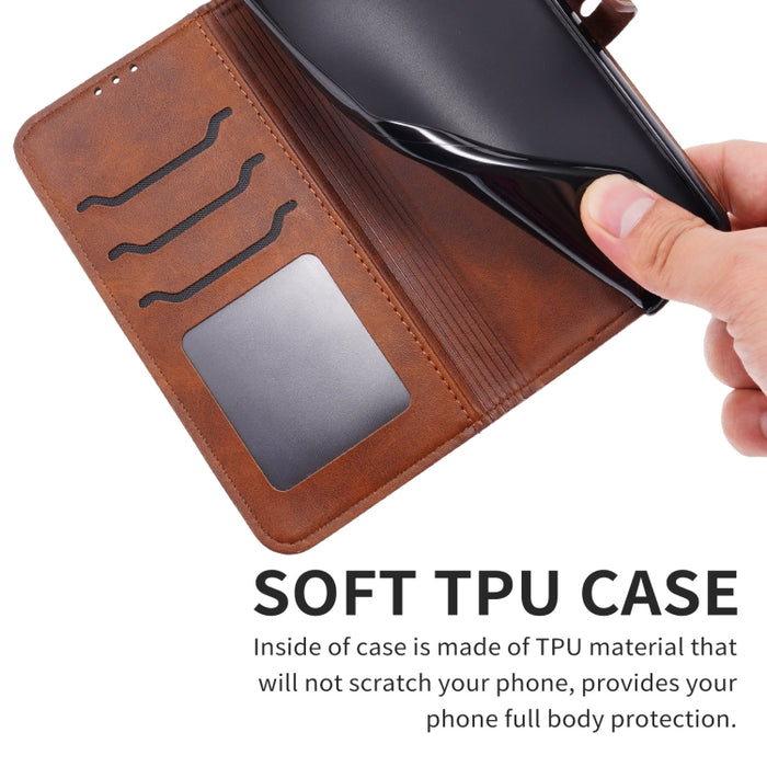 Funda de cuero para teléfono con diseño de gato feliz en relieve, For Xiaomi Redmi Note 12 4G Global