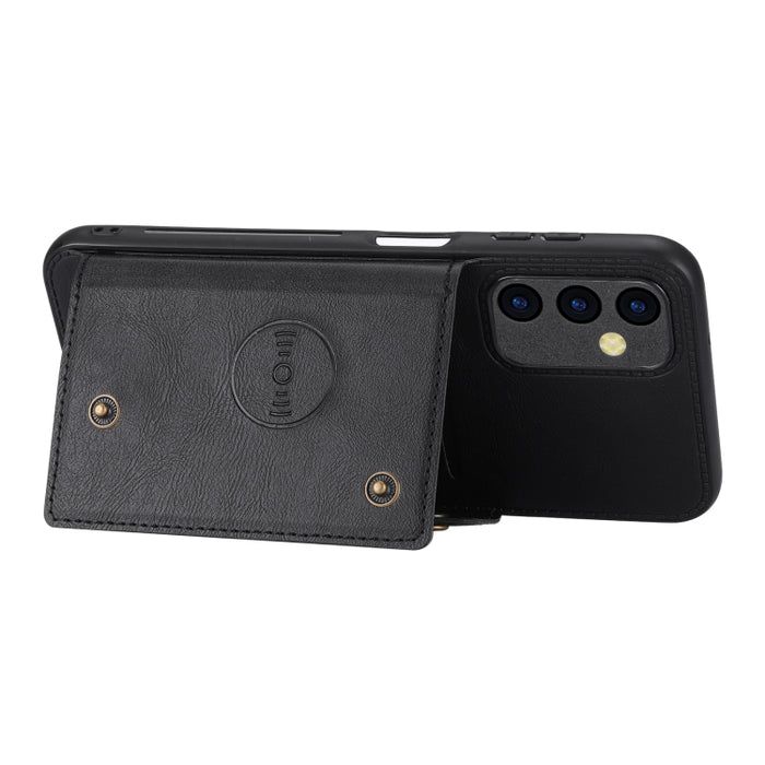 Estuche magnético para teléfono con doble hebilla, For Samsung Galaxy A14 5G, For Samsung Galaxy A34 5G, For Samsung Galaxy A54 5G, For Samsung Galaxy S23 5G, For Samsung Galaxy S23+ 5G, For Samsung Galaxy S23 Ultra 5G, For Xiaomi Redmi Note 12 5G Glob...