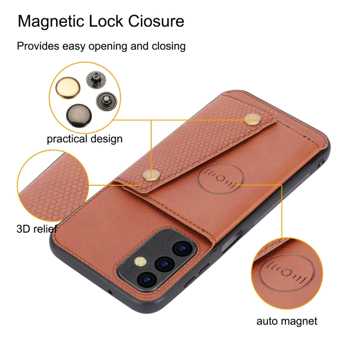 Estuche magnético para teléfono con doble hebilla, For Samsung Galaxy A14 5G, For Samsung Galaxy A34 5G, For Samsung Galaxy A54 5G, For Samsung Galaxy S23 5G, For Samsung Galaxy S23+ 5G, For Samsung Galaxy S23 Ultra 5G, For Xiaomi Redmi Note 12 5G Glob...