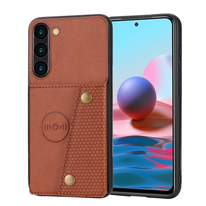 Estuche magnético para teléfono con doble hebilla, For Samsung Galaxy A14 5G, For Samsung Galaxy A34 5G, For Samsung Galaxy A54 5G, For Samsung Galaxy S23 5G, For Samsung Galaxy S23+ 5G, For Samsung Galaxy S23 Ultra 5G, For Xiaomi Redmi Note 12 5G Glob...