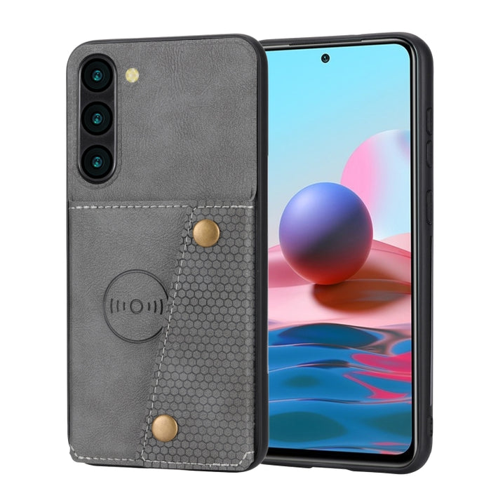 Estuche magnético para teléfono con doble hebilla, For Samsung Galaxy A14 5G, For Samsung Galaxy A34 5G, For Samsung Galaxy A54 5G, For Samsung Galaxy S23 5G, For Samsung Galaxy S23+ 5G, For Samsung Galaxy S23 Ultra 5G, For Xiaomi Redmi Note 12 5G Glob...
