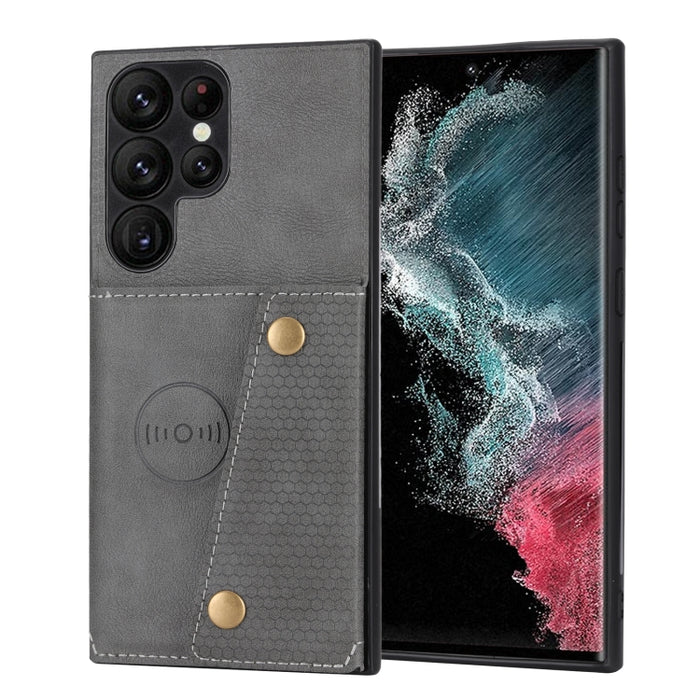 Estuche magnético para teléfono con doble hebilla, For Samsung Galaxy A14 5G, For Samsung Galaxy A34 5G, For Samsung Galaxy A54 5G, For Samsung Galaxy S23 5G, For Samsung Galaxy S23+ 5G, For Samsung Galaxy S23 Ultra 5G, For Xiaomi Redmi Note 12 5G Glob...