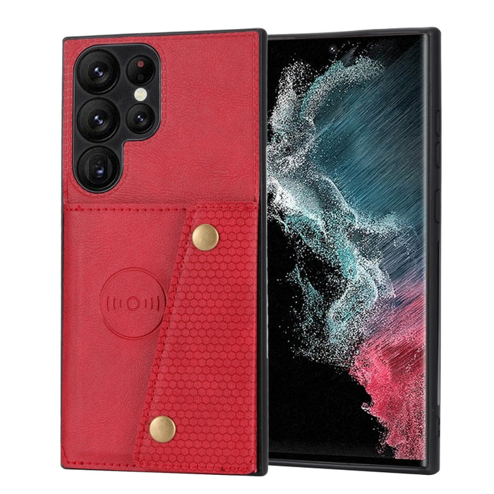 Estuche magnético para teléfono con doble hebilla, For Samsung Galaxy A14 5G, For Samsung Galaxy A34 5G, For Samsung Galaxy A54 5G, For Samsung Galaxy S23 5G, For Samsung Galaxy S23+ 5G, For Samsung Galaxy S23 Ultra 5G, For Xiaomi Redmi Note 12 5G Glob...