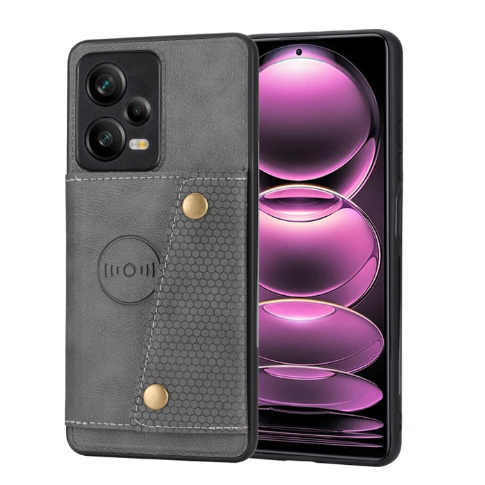 Estuche magnético para teléfono con doble hebilla, For Samsung Galaxy A14 5G, For Samsung Galaxy A34 5G, For Samsung Galaxy A54 5G, For Samsung Galaxy S23 5G, For Samsung Galaxy S23+ 5G, For Samsung Galaxy S23 Ultra 5G, For Xiaomi Redmi Note 12 5G Glob...