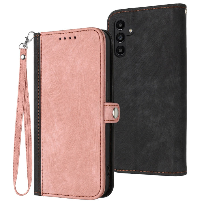 Caja de teléfono de cuero con correa de mano de doble pliegue con hebilla lateral, For Xiaomi 12T / 12T Pro / Redmi K50 Ultra, For Xiaomi Redmi A1+, For Samsung Galaxy A04 / A04e, For Samsung Galaxy A54 5G