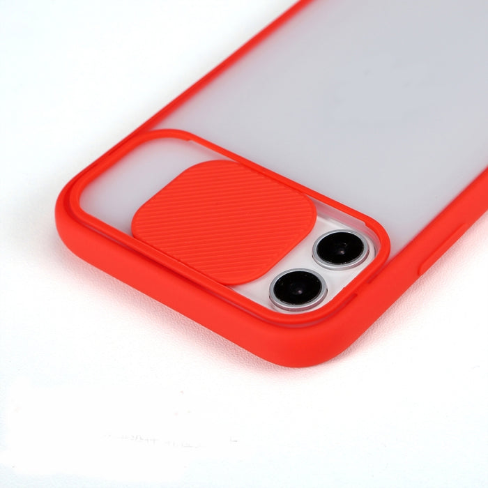Funda protectora de TPU con diseño de cubierta de cámara deslizante, For iPhone 11