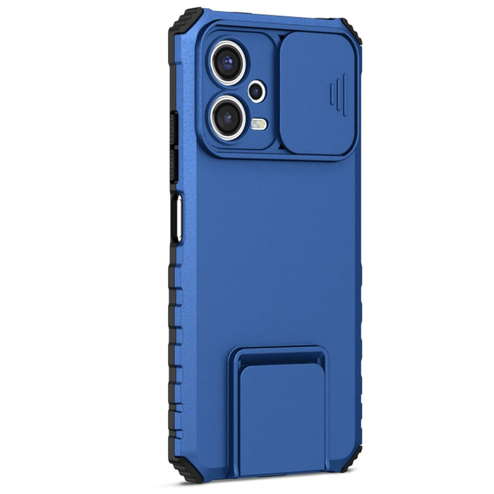 Estuche para teléfono Camshield deslizante con soporte estereoscópico, For Xiaomi Redmi Note 12 5G / Poco X5, For Xiaomi Redmi Note 12 Pro 5G / Poco X5 Pro