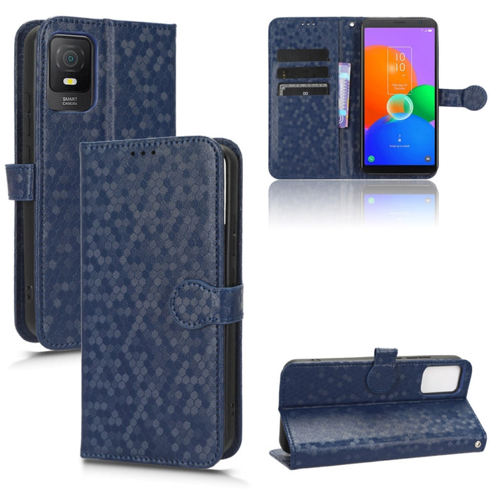 Estuche para teléfono de cuero con textura de punto de panal, For OPPO Find N2 Flip, For OPPO Find N2, For Realme C55 4G, For Realme V30 / V30T 5G, For TCL 403, For vivo V27e / S16e, For Nokia G22 4G, For Samsung Galaxy A24 4G                          ...