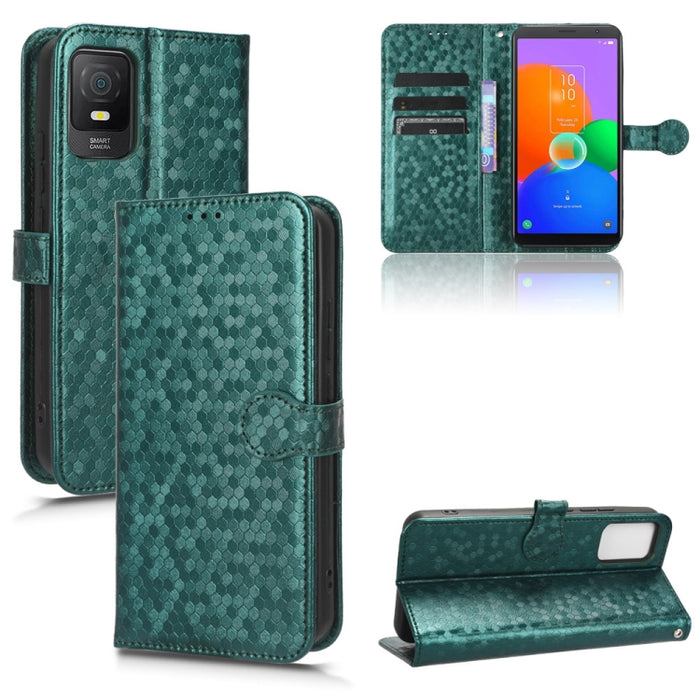 Estuche para teléfono de cuero con textura de punto de panal, For OPPO Find N2 Flip, For OPPO Find N2, For Realme C55 4G, For Realme V30 / V30T 5G, For TCL 403, For vivo V27e / S16e, For Nokia G22 4G, For Samsung Galaxy A24 4G                          ...