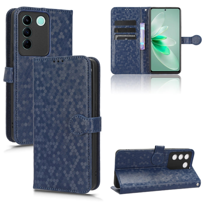 Estuche para teléfono de cuero con textura de punto de panal, For OPPO Find N2 Flip, For OPPO Find N2, For Realme C55 4G, For Realme V30 / V30T 5G, For TCL 403, For vivo V27e / S16e, For Nokia G22 4G, For Samsung Galaxy A24 4G                          ...