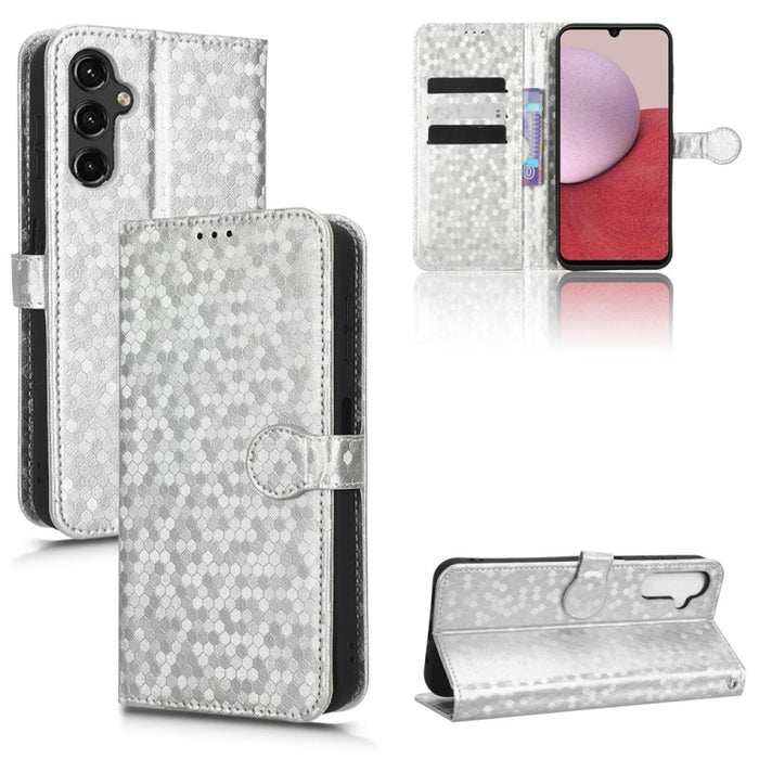 Estuche para teléfono de cuero con textura de punto de panal, For OPPO Find N2 Flip, For OPPO Find N2, For Realme C55 4G, For Realme V30 / V30T 5G, For TCL 403, For vivo V27e / S16e, For Nokia G22 4G, For Samsung Galaxy A24 4G                          ...