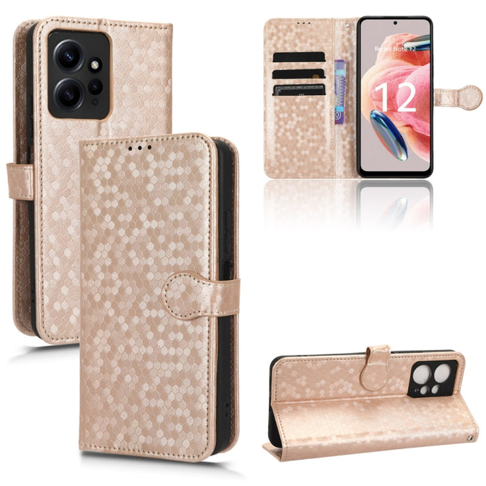 Estuche para teléfono de cuero con textura de punto de panal, For OPPO Find N2 Flip, For OPPO Find N2, For Realme C55 4G, For Realme V30 / V30T 5G, For TCL 403, For vivo V27e / S16e, For Nokia G22 4G, For Samsung Galaxy A24 4G                          ...
