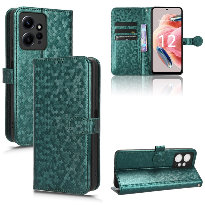 Estuche para teléfono de cuero con textura de punto de panal, For OPPO Find N2 Flip, For OPPO Find N2, For Realme C55 4G, For Realme V30 / V30T 5G, For TCL 403, For vivo V27e / S16e, For Nokia G22 4G, For Samsung Galaxy A24 4G                          ...