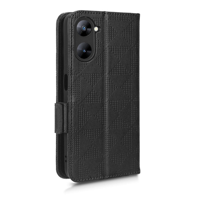 Estuche para teléfono de cuero con triángulo simétrico, For Realme V30 / V30T 5G, For Nokia G22 4G, For Xiaomi Redmi Note 12 4G Global