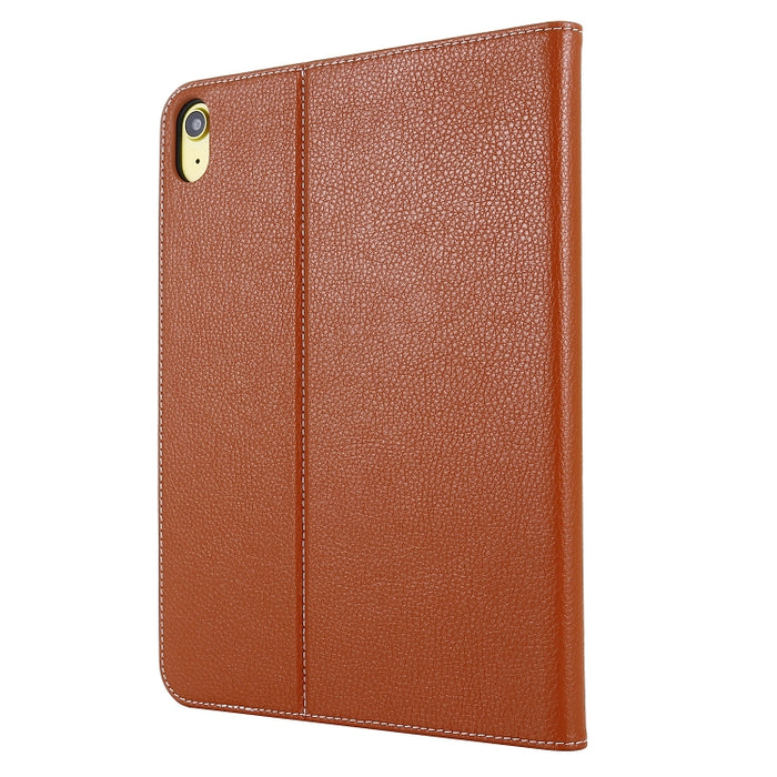Funda de cuero para tableta con textura de seda GEBEI, For iPad 10th Gen 10.9 2022