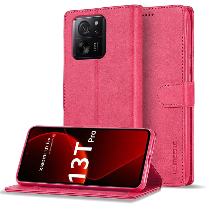 LC.IMEEKE Estuche para teléfono de cuero con textura de becerro, For Xiaomi Redmi A3, For Xiaomi Redmi Note 13 Pro 4G, For Xiaomi Redmi Note 13 4G, For Xiaomi Redmi 13C 4G/5G/Poco C65, For Xiaomi Poco X6 Pro, For Xiaomi Redmi Note 13 5G                ...
