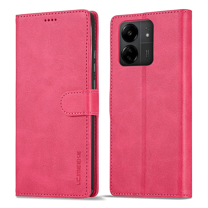LC.IMEEKE Estuche para teléfono de cuero con textura de becerro, For Xiaomi Redmi A3, For Xiaomi Redmi Note 13 Pro 4G, For Xiaomi Redmi Note 13 4G, For Xiaomi Redmi 13C 4G/5G/Poco C65, For Xiaomi Poco X6 Pro, For Xiaomi Redmi Note 13 5G                ...