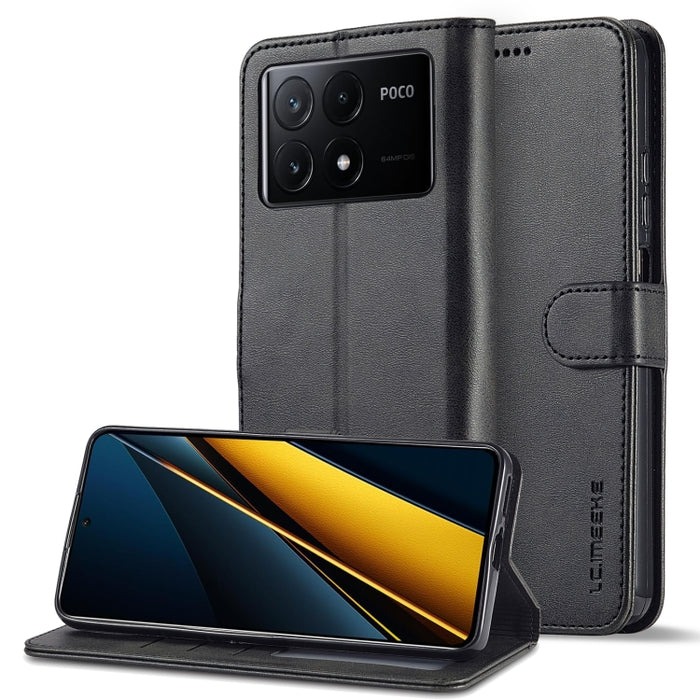 LC.IMEEKE Estuche para teléfono de cuero con textura de becerro, For Xiaomi Redmi A3, For Xiaomi Redmi Note 13 Pro 4G, For Xiaomi Redmi Note 13 4G, For Xiaomi Redmi 13C 4G/5G/Poco C65, For Xiaomi Poco X6 Pro, For Xiaomi Redmi Note 13 5G                ...