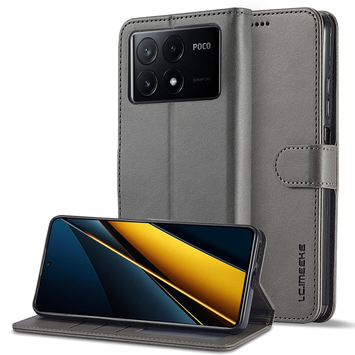 LC.IMEEKE Estuche para teléfono de cuero con textura de becerro, For Xiaomi Redmi A3, For Xiaomi Redmi Note 13 Pro 4G, For Xiaomi Redmi Note 13 4G, For Xiaomi Redmi 13C 4G/5G/Poco C65, For Xiaomi Poco X6 Pro, For Xiaomi Redmi Note 13 5G                ...