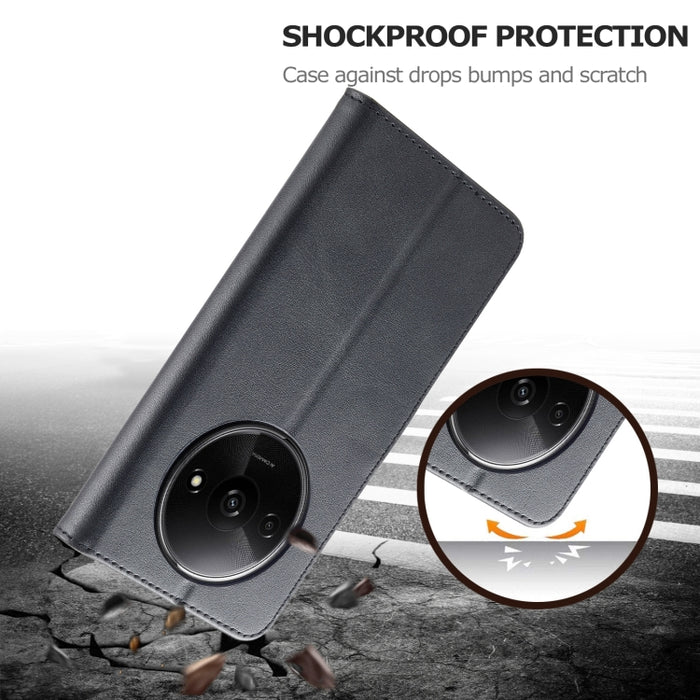 LC.IMEEKE Estuche para teléfono de cuero con textura de becerro, For Xiaomi Redmi A3, For Xiaomi Redmi Note 13 Pro 4G, For Xiaomi Redmi Note 13 4G, For Xiaomi Redmi 13C 4G/5G/Poco C65, For Xiaomi Poco X6 Pro, For Xiaomi Redmi Note 13 5G                ...