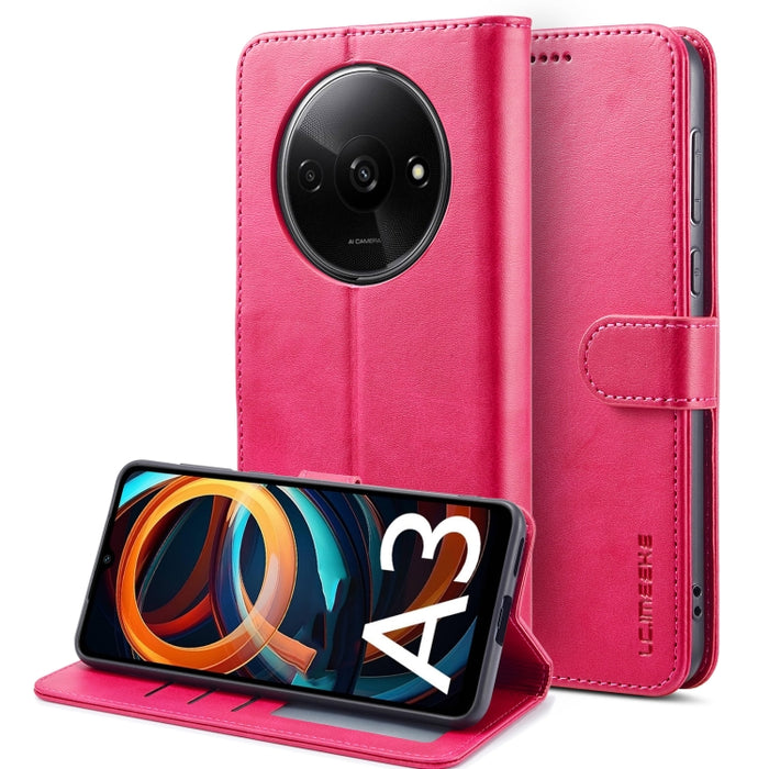 LC.IMEEKE Estuche para teléfono de cuero con textura de becerro, For Xiaomi Redmi A3, For Xiaomi Redmi Note 13 Pro 4G, For Xiaomi Redmi Note 13 4G, For Xiaomi Redmi 13C 4G/5G/Poco C65, For Xiaomi Poco X6 Pro, For Xiaomi Redmi Note 13 5G                ...