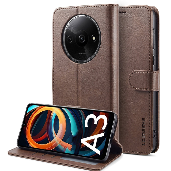 LC.IMEEKE Estuche para teléfono de cuero con textura de becerro, For Xiaomi Redmi A3, For Xiaomi Redmi Note 13 Pro 4G, For Xiaomi Redmi Note 13 4G, For Xiaomi Redmi 13C 4G/5G/Poco C65, For Xiaomi Poco X6 Pro, For Xiaomi Redmi Note 13 5G                ...