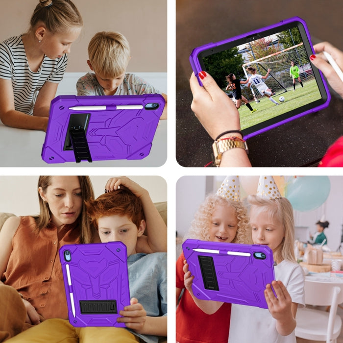 Bumblebee Silicone + PC Funda para tablet a prueba de golpes con soporte, For iPad 10th Gen 10.9 2022