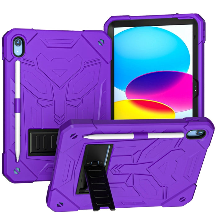 Bumblebee Silicone + PC Funda para tablet a prueba de golpes con soporte, For iPad 10th Gen 10.9 2022
