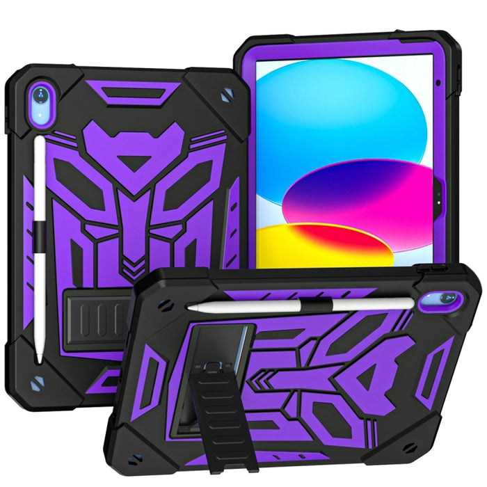 Bumblebee Silicone + PC Funda para tablet a prueba de golpes con soporte, For iPad 10th Gen 10.9 2022