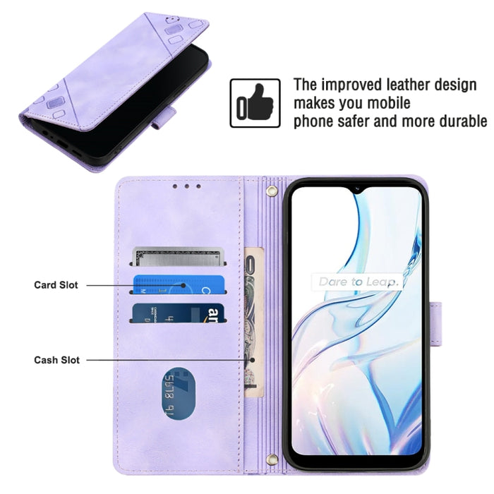 Estuche para teléfono de cuero en relieve con tacto de piel, For Realme C30s, For Xiaomi Redmi Note 12 4G Global, For Samsung Galaxy Note8, For Samsung Galaxy Note9, For Samsung Galaxy Note10 Pro / Note10 Pro 5G / Note10+                               ...