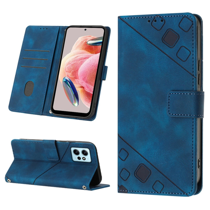 Estuche para teléfono de cuero en relieve con tacto de piel, For Realme C30s, For Xiaomi Redmi Note 12 4G Global, For Samsung Galaxy Note8, For Samsung Galaxy Note9, For Samsung Galaxy Note10 Pro / Note10 Pro 5G / Note10+                               ...