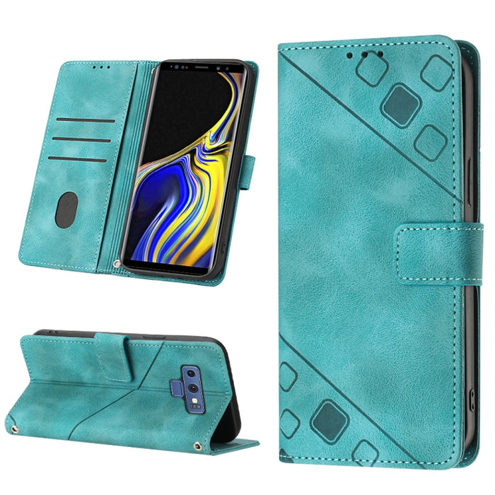 Estuche para teléfono de cuero en relieve con tacto de piel, For Realme C30s, For Xiaomi Redmi Note 12 4G Global, For Samsung Galaxy Note8, For Samsung Galaxy Note9, For Samsung Galaxy Note10 Pro / Note10 Pro 5G / Note10+                               ...