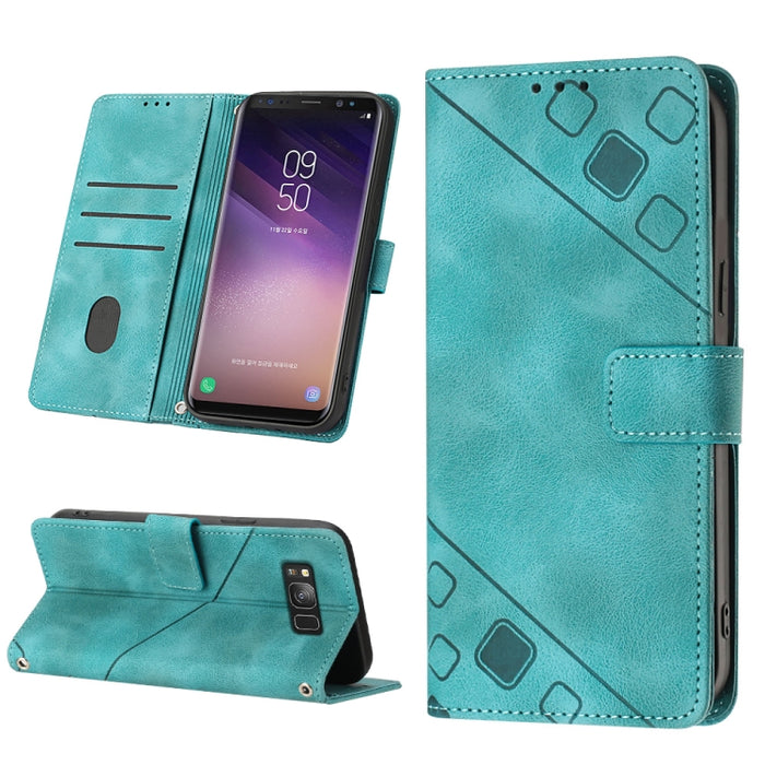Estuche para teléfono de cuero en relieve con tacto de piel, For Realme C30s, For Xiaomi Redmi Note 12 4G Global, For Samsung Galaxy Note8, For Samsung Galaxy Note9, For Samsung Galaxy Note10 Pro / Note10 Pro 5G / Note10+                               ...