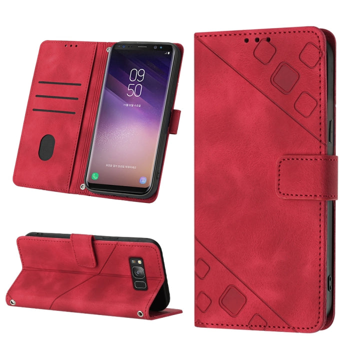 Estuche para teléfono de cuero en relieve con tacto de piel, For Realme C30s, For Xiaomi Redmi Note 12 4G Global, For Samsung Galaxy Note8, For Samsung Galaxy Note9, For Samsung Galaxy Note10 Pro / Note10 Pro 5G / Note10+                               ...