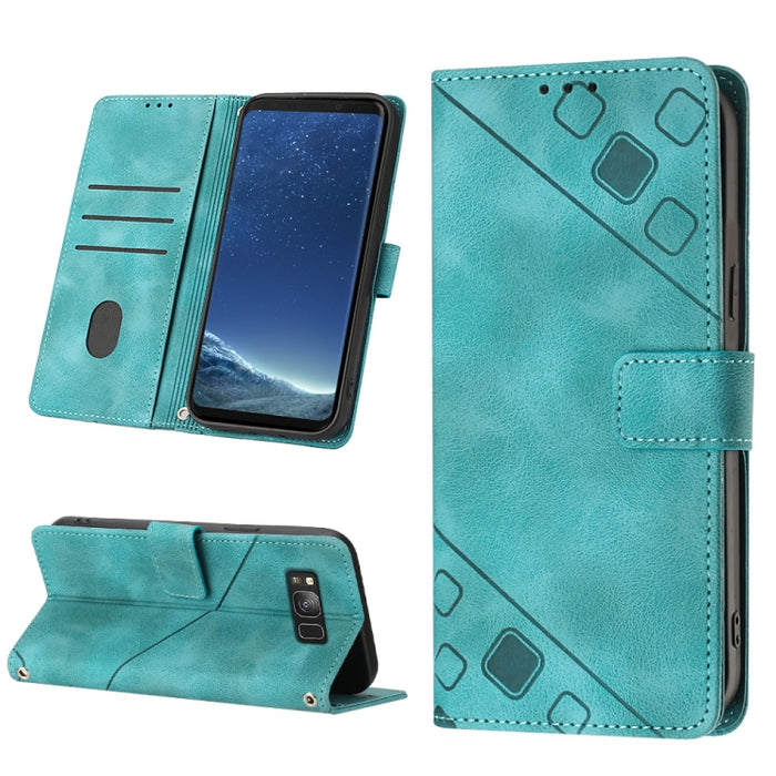Estuche para teléfono de cuero en relieve con tacto de piel, For Realme C30s, For Xiaomi Redmi Note 12 4G Global, For Samsung Galaxy Note8, For Samsung Galaxy Note9, For Samsung Galaxy Note10 Pro / Note10 Pro 5G / Note10+                               ...