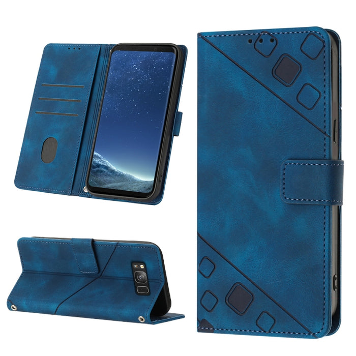 Estuche para teléfono de cuero en relieve con tacto de piel, For Realme C30s, For Xiaomi Redmi Note 12 4G Global, For Samsung Galaxy Note8, For Samsung Galaxy Note9, For Samsung Galaxy Note10 Pro / Note10 Pro 5G / Note10+                               ...