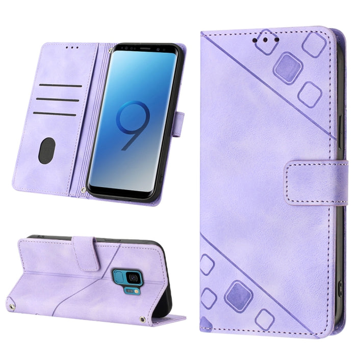 Estuche para teléfono de cuero en relieve con tacto de piel, For Realme C30s, For Xiaomi Redmi Note 12 4G Global, For Samsung Galaxy Note8, For Samsung Galaxy Note9, For Samsung Galaxy Note10 Pro / Note10 Pro 5G / Note10+                               ...