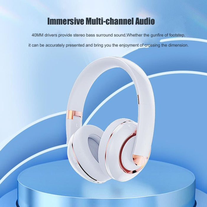 Auriculares Bluetooth inalámbricos con cancelación de ruido plegados KE22