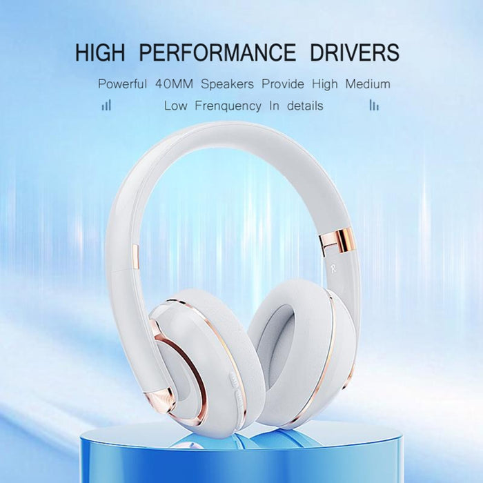 Auriculares Bluetooth inalámbricos con cancelación de ruido plegados KE22