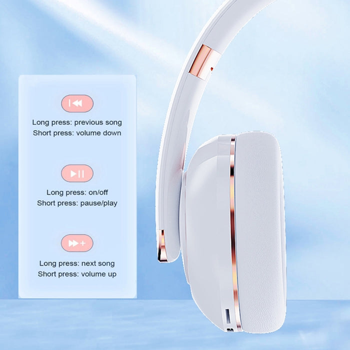 Auriculares Bluetooth inalámbricos con cancelación de ruido plegados KE22