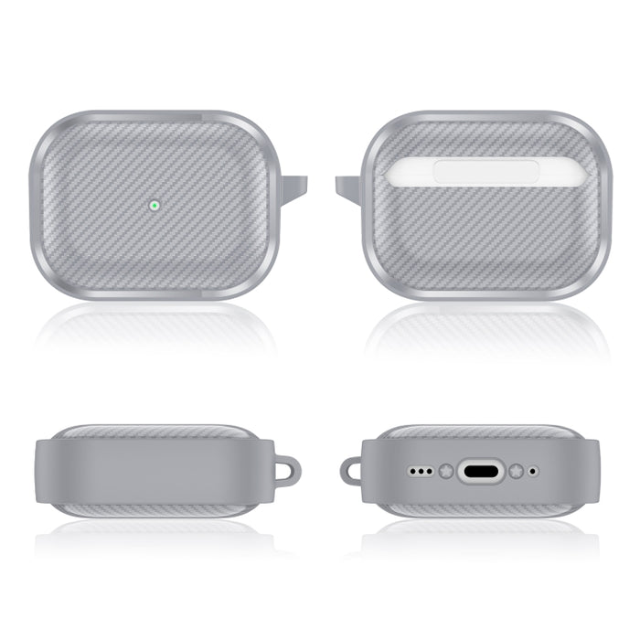 Estuche para auriculares de la serie de fibra de carbono con marco de fotos, For AirPods Pro 2, For AirPods Pro, For AirPods 3, For AirPods 1 / 2
