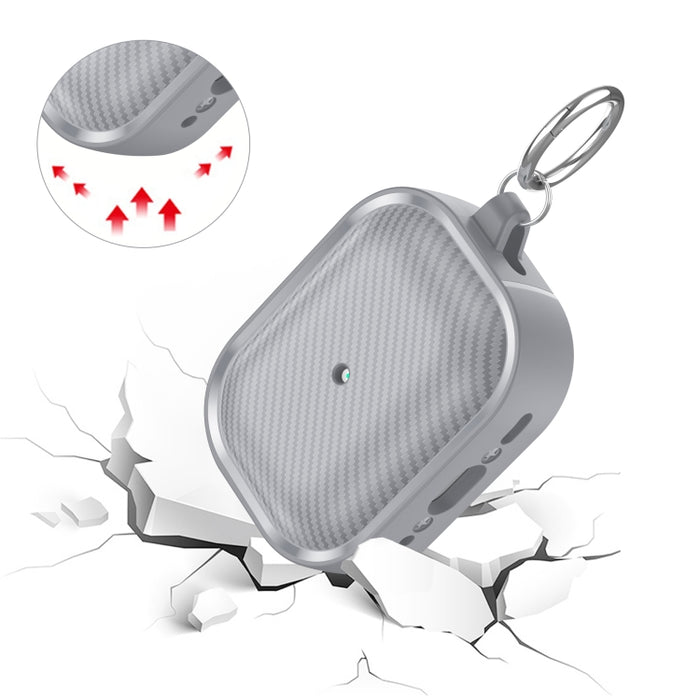 Estuche para auriculares de la serie de fibra de carbono con marco de fotos, For AirPods Pro 2, For AirPods Pro, For AirPods 3, For AirPods 1 / 2