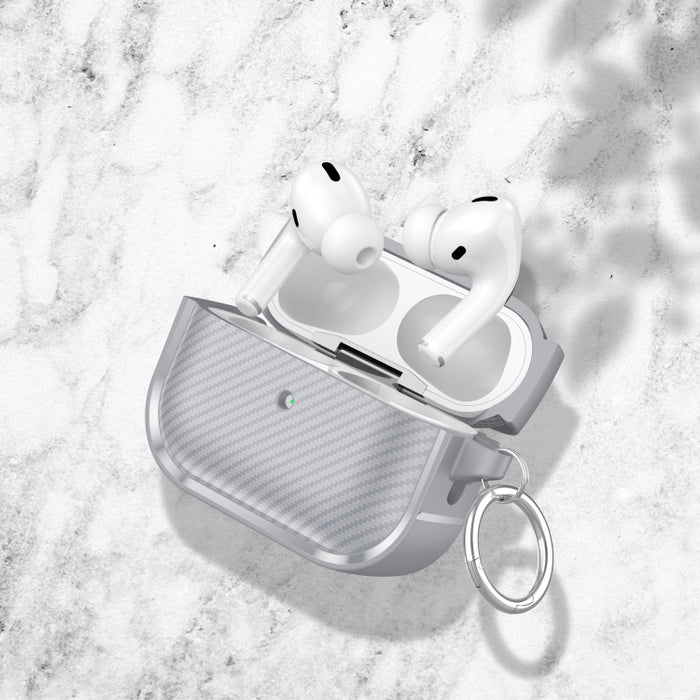 Estuche para auriculares de la serie de fibra de carbono con marco de fotos, For AirPods Pro 2, For AirPods Pro, For AirPods 3, For AirPods 1 / 2