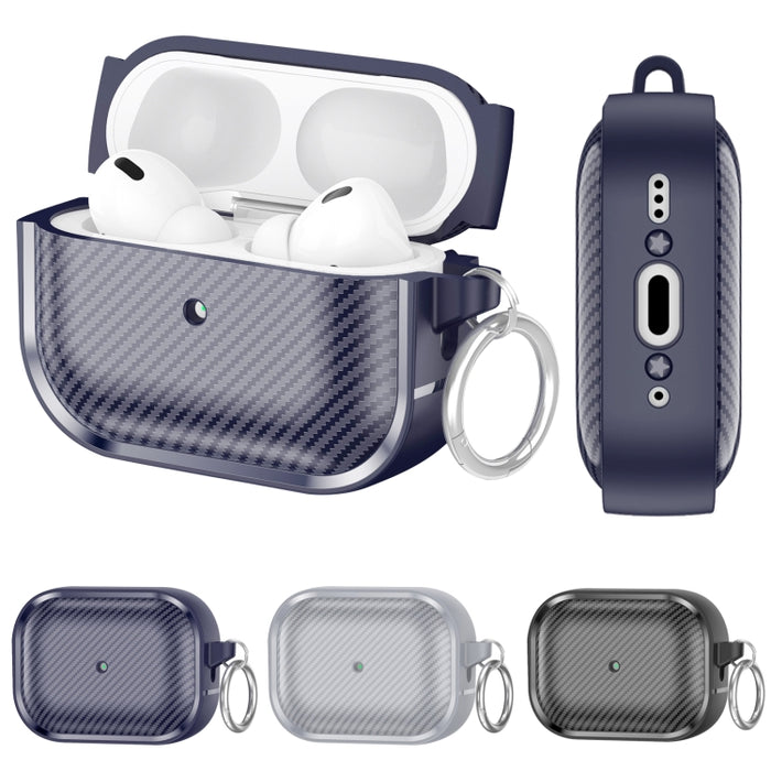 Estuche para auriculares de la serie de fibra de carbono con marco de fotos, For AirPods Pro 2, For AirPods Pro, For AirPods 3, For AirPods 1 / 2