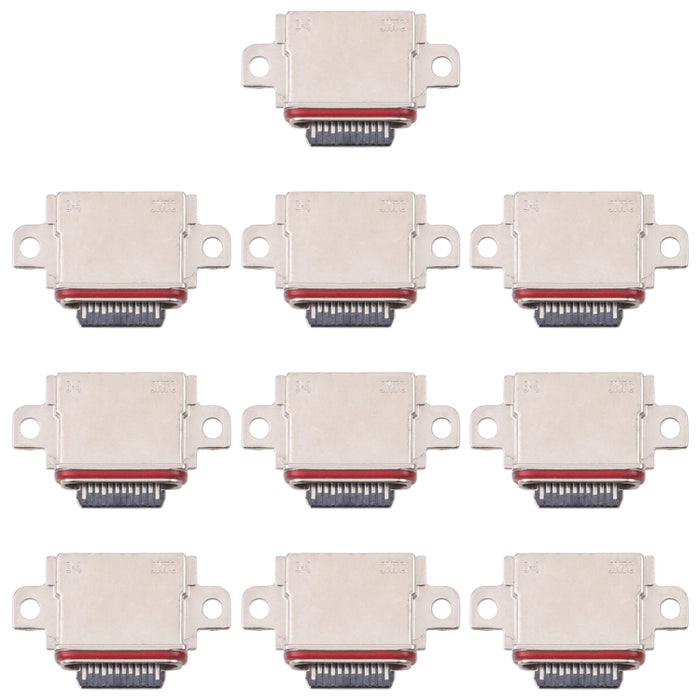 Conector de puerto de carga de 10 piezas, For Samsung Galaxy A04 SM-A045, For Samsung Galaxy A14 5G SM-A146B, For Samsung Galaxy Z Fold4 SM-F936B, For Samsung Galaxy Z Fold3 5G SM-F926B, For Samsung Galaxy S23 Ultra 5G SM-S918B                         ...