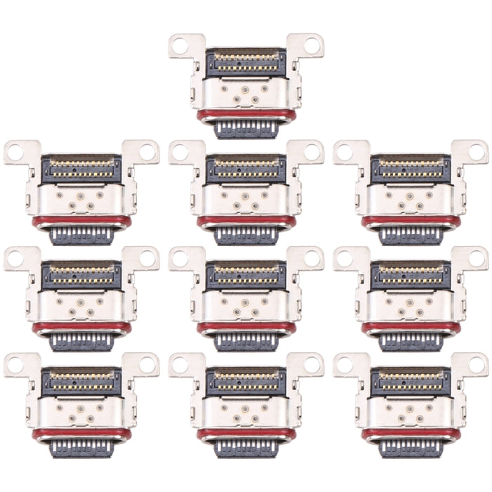 Conector de puerto de carga de 10 piezas, For Samsung Galaxy A04 SM-A045, For Samsung Galaxy A14 5G SM-A146B, For Samsung Galaxy Z Fold4 SM-F936B, For Samsung Galaxy Z Fold3 5G SM-F926B, For Samsung Galaxy S23 Ultra 5G SM-S918B                         ...