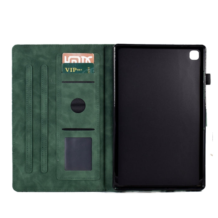 Estuche para tableta Fortune Tree Pressure Flower PU con función de despertador / suspensión, For iPad 10.2 2019 2020 / iPad 10.5 2017 2019, For iPad 10.9 2022 / 2025, For iPad Air / Air 2 / 9.7 2017 2018, For iPad Pro 11 / Air 4 10.9 2020 / Air 5 10.9...