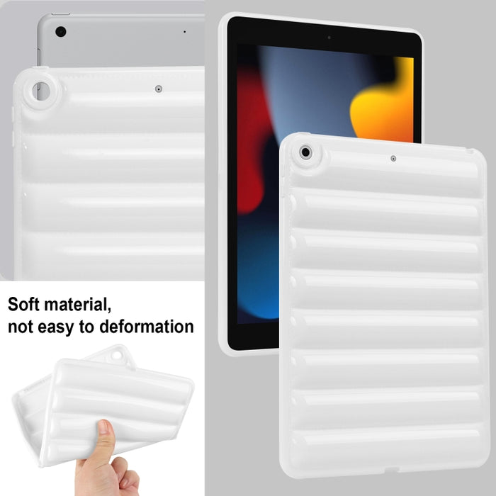 Funda para tableta a prueba de golpes con cojín de edredón, For iPad 10.2 2021 / 2020 / 2019, For iPad Air 3 10.5 2019, For iPad Air 2022 / 2020, For iPad mini 5 / 4, For iPad Pro 12.9 2022 / 2021, For iPad 9.7 2018 / 2017                              ...
