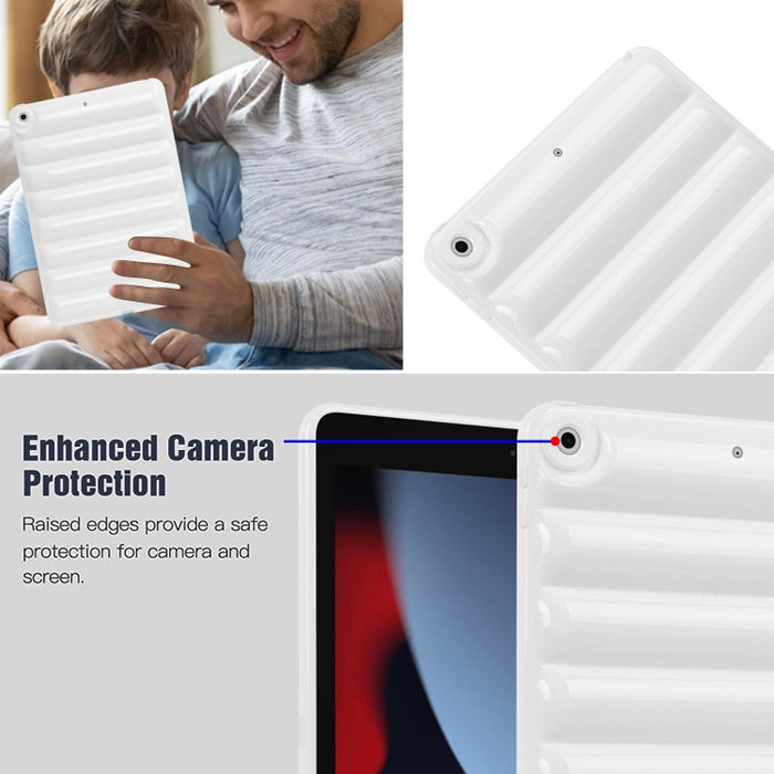 Funda para tableta a prueba de golpes con cojín de edredón, For iPad 10.2 2021 / 2020 / 2019, For iPad Air 3 10.5 2019, For iPad Air 2022 / 2020, For iPad mini 5 / 4, For iPad Pro 12.9 2022 / 2021, For iPad 9.7 2018 / 2017                              ...