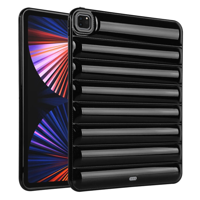 Funda para tableta a prueba de golpes con cojín de edredón, For iPad 10.2 2021 / 2020 / 2019, For iPad Air 3 10.5 2019, For iPad Air 2022 / 2020, For iPad mini 5 / 4, For iPad Pro 12.9 2022 / 2021, For iPad 9.7 2018 / 2017                              ...
